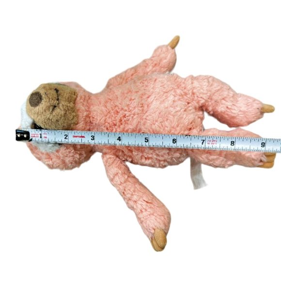 Mary Meyer Pink Sloth Stuffed Animal Plush Soft Toy 11 Inch - Picture 7 of 7